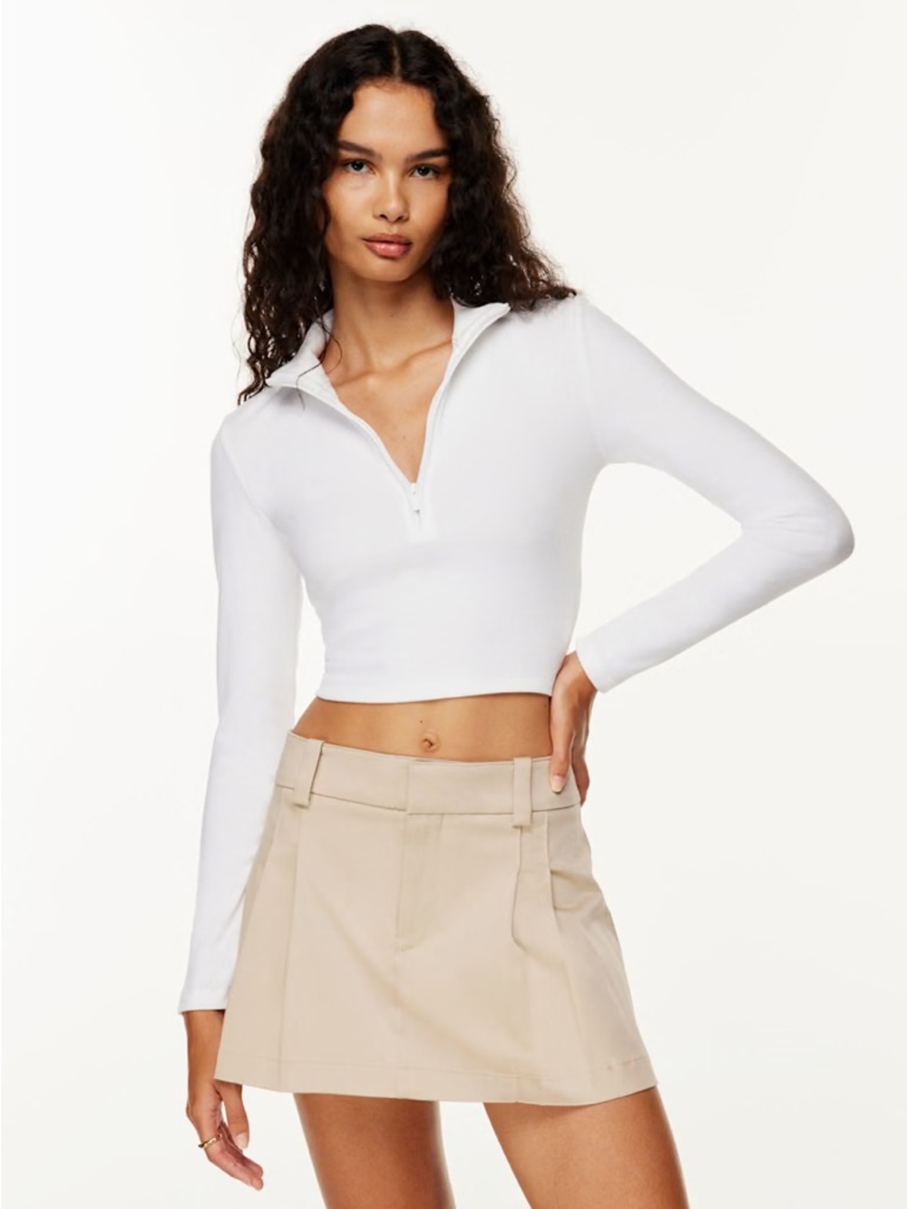 Aritzia Sunday Best 1/2 Zip Longsleeve